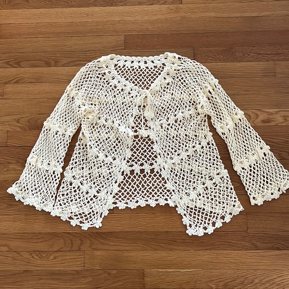 Crotchet long sleeve